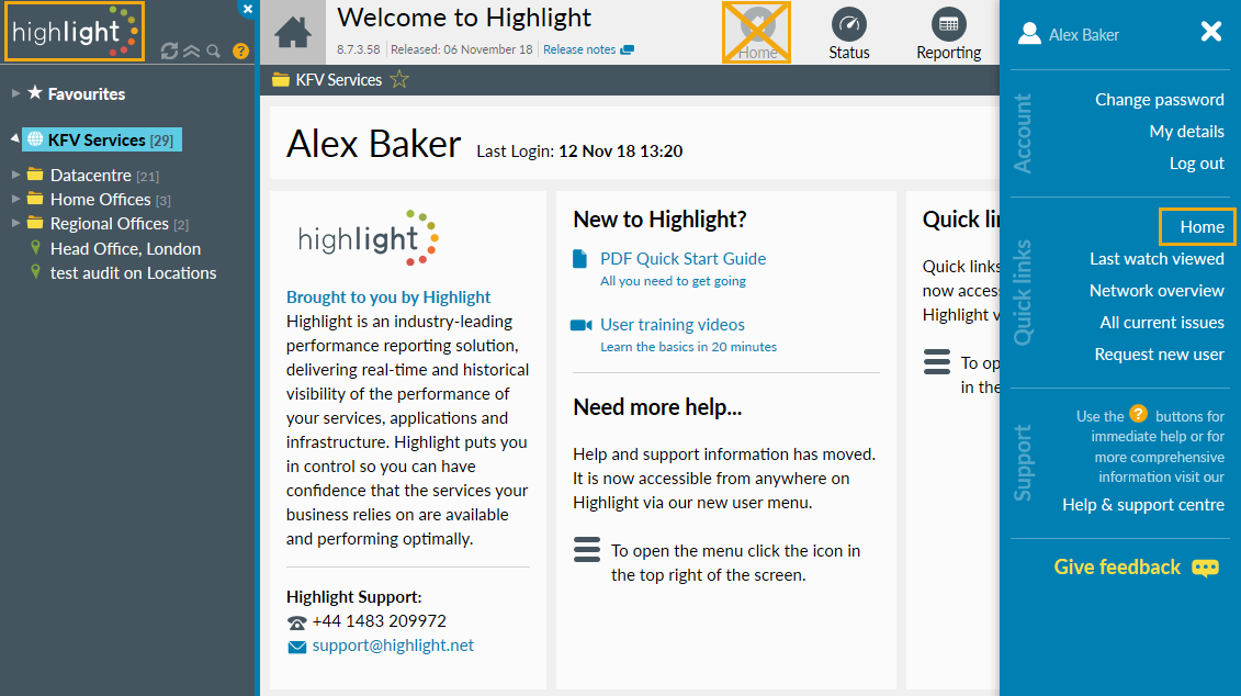 Release notes 8.7.4 - Highlight Help